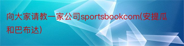 向大家请教一家公司sportsbookcom(安提瓜和巴布达)